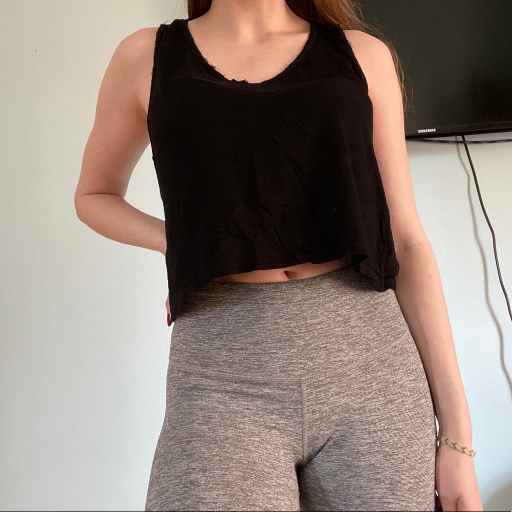 BP Black Loose Crop Top
